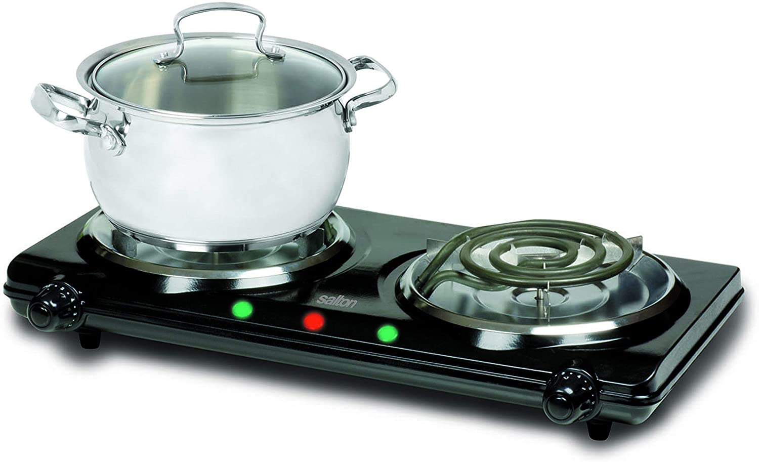 SALTON Dual Element Portable Burner - HP1427