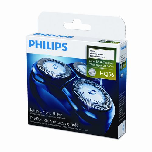 Têtes de rechange PHILIPS séries 6400-6900/3000 (paquet de 3) - HQ56/53