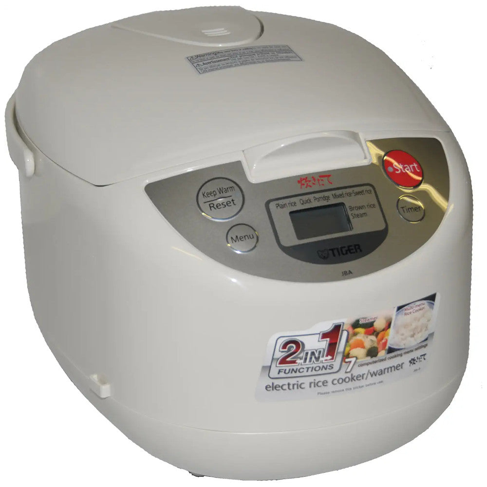 Cuiseur à riz et cuiseur vapeur numérique TIGER - Remis à neuf avec garantie complète du fabricant - JBAB18U 