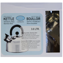 Charger l&#39;image dans la galerie, Bouilloire sifflante en acier inoxydable CUCINA 3 L - K8849
