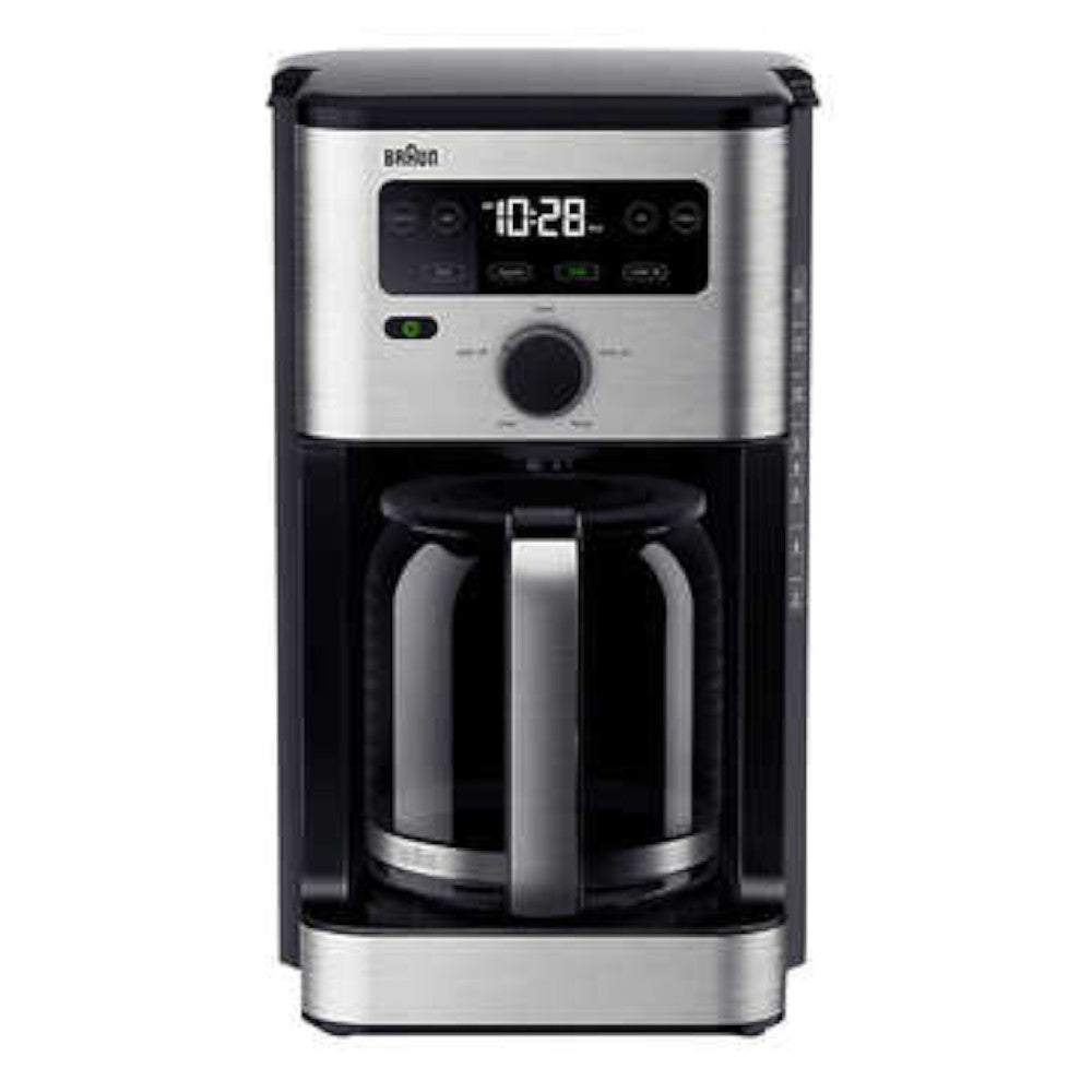 BRAUN 14 Cup Programmable Coffee maker - Factory serviced with Home Essentials warranty - KF5350BK