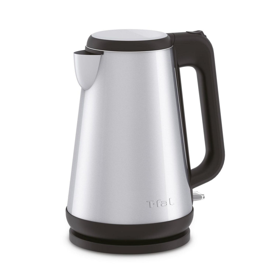 T-FAL Kettle Dual Wall 1.5l SS/BLK - Blemished package with full warranty - KI810D50