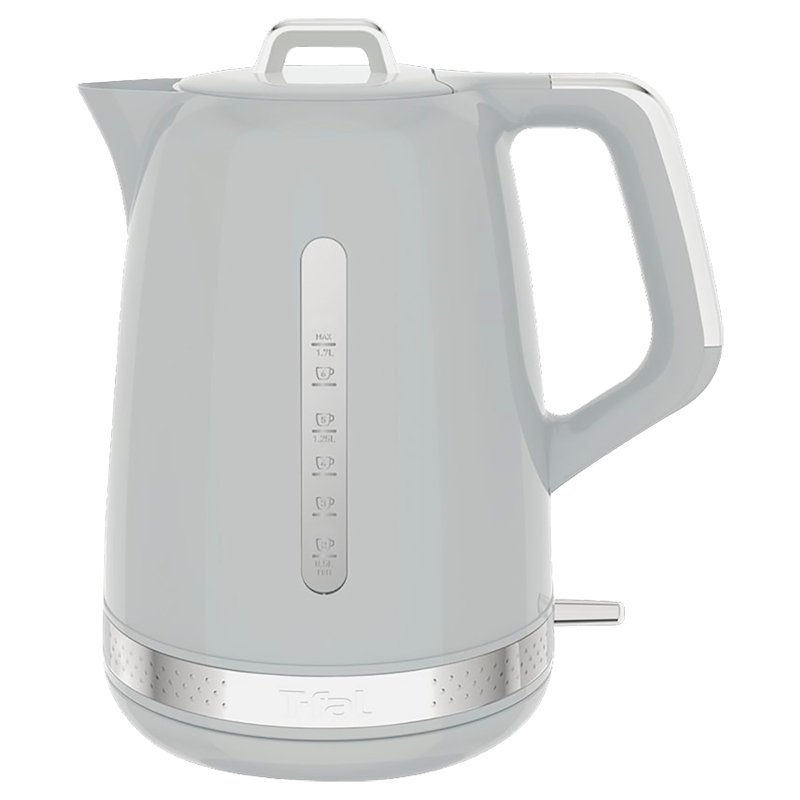 T-FAL 1.7L Grey Soleil Kettle - Blemished package with full warranty - KO325E50