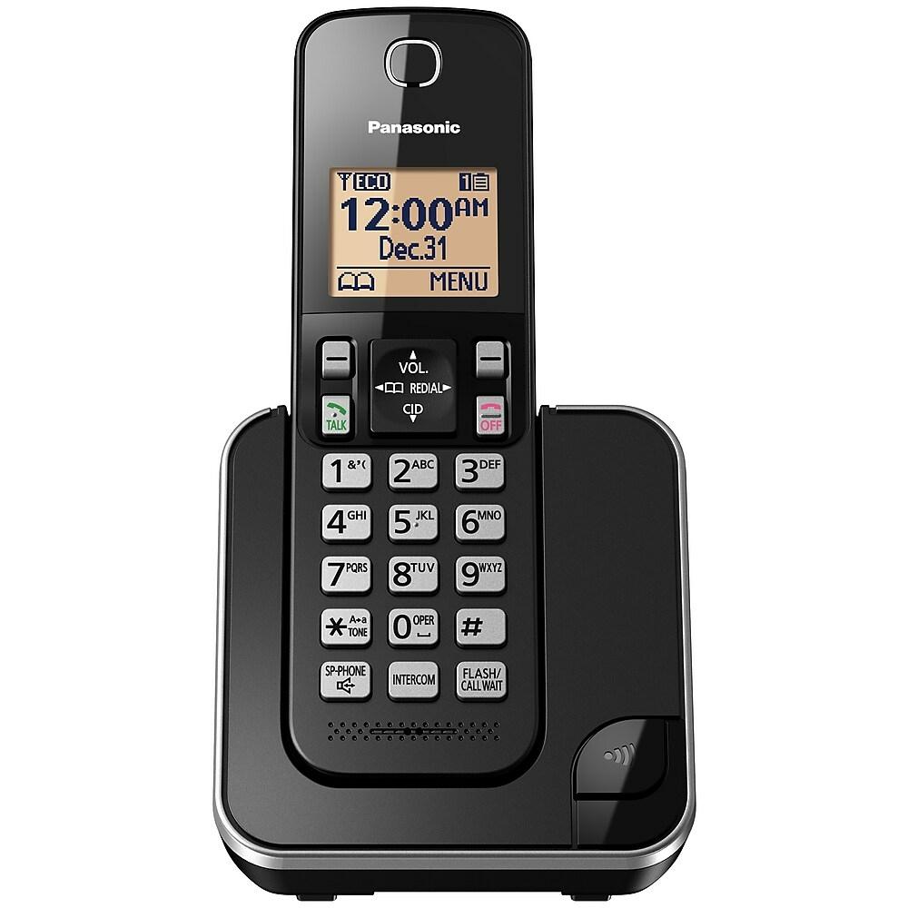 Téléphone sans fil PANASONIC à 1 combiné - Remis à neuf avec la garantie Home Essentials - KXTGC380C
