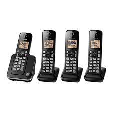 Téléphone PANASONIC à 4 combinés - Remis à neuf avec la garantie Home Essentials - KXTGC384
