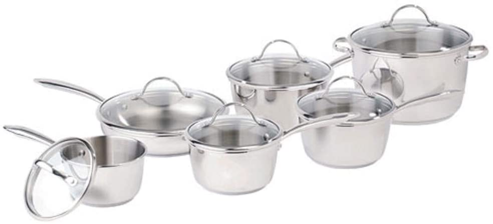 LAGOSTINA Cucina Mia 12 Piece Stainless Steel Cookware Set - Blemished package with full warranty - L956621912