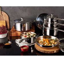 Load image into Gallery viewer, LAGOSTINA 12-Piece Expert Clad Cookware - Blemished package with full warranty - L96260361

