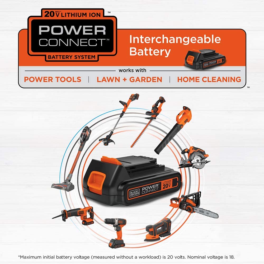 Batterie lithium-ion BLACK+DECKER 20 V MAX 1,5 Ah - LBXR20