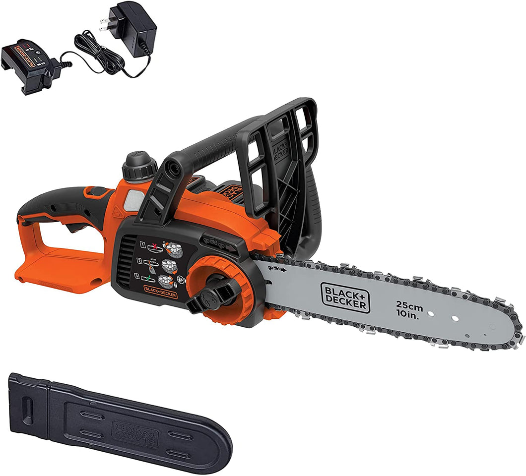 BLACK+DECKER 20v Lithium Chain Saw - Refurbished with Full Manufacturer Warranty - LCS1020