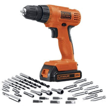 Load image into Gallery viewer, BLACK+DECKER LD120VA 20-Volt Max Lithium Drill/Driver with 30 Accessories - LD120VA
