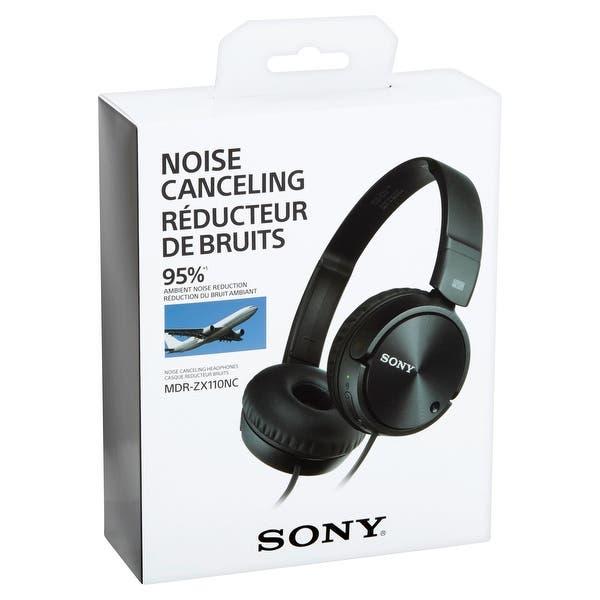 SONY On-Ear Noise Cancelling Headphones -  Refurbished with Home Essentials warranty - MDRZX110NC