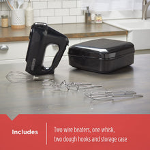 Load image into Gallery viewer, BLACK + DECKER 6-Speed Black Hand Mixer - Factory Certified with Full Warranty - MX3200B
