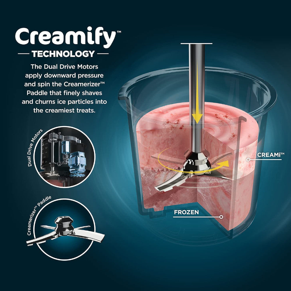 NINJA CREAMi Ice Cream Maker - Factory serviced with Home Essentials warranty - NC301