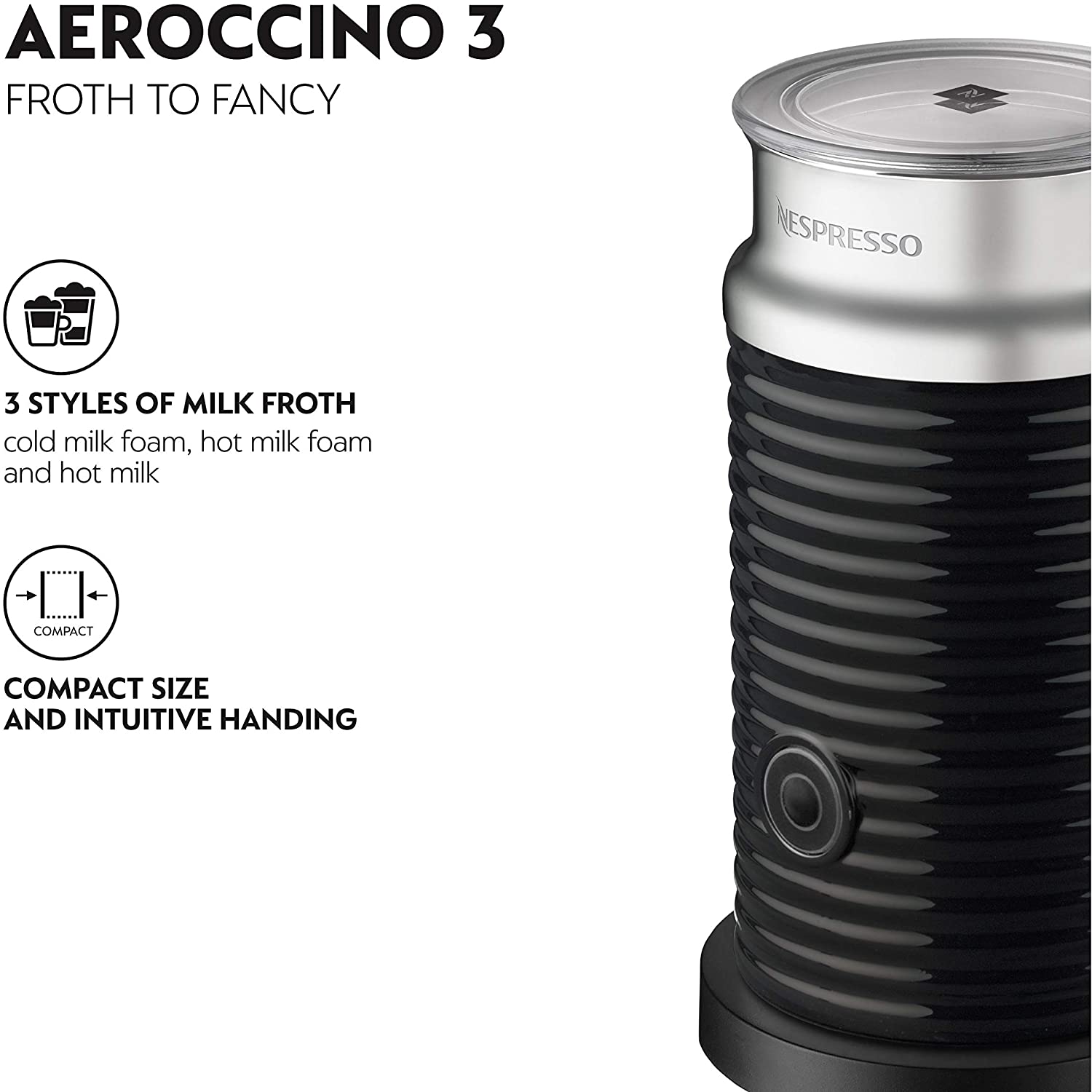 NESPRESSO Milk Frother - Aeroccino