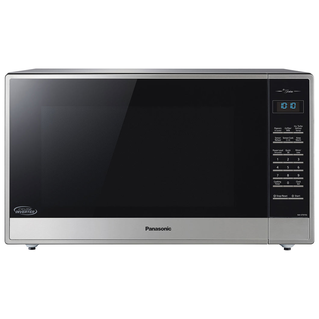 PANASONIC 2.2 CU FT Stainless Steel Genius Microwave - Refurbished with Home Essentials warranty -  NN-ST975S