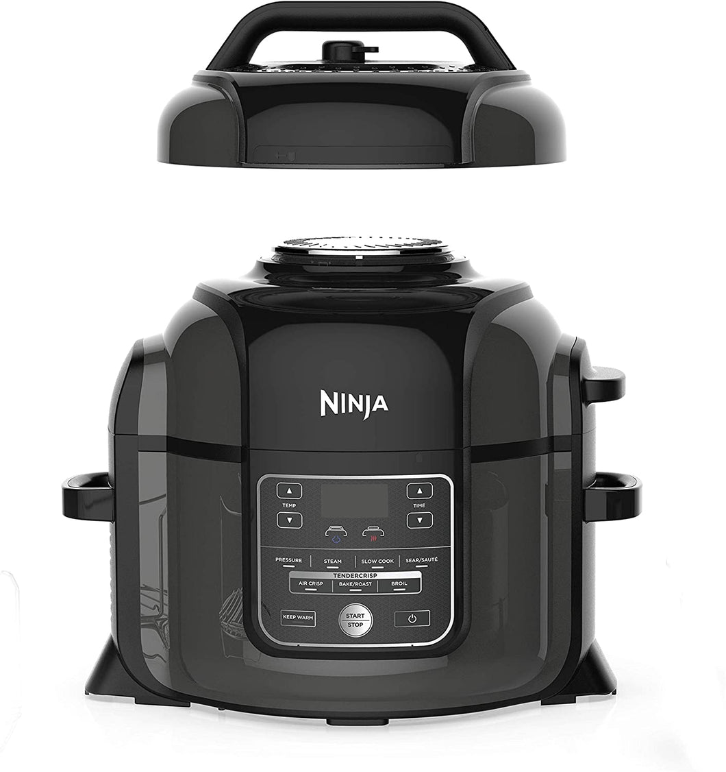 NINJA Pressure Cooker/ Air Fryer - Factory serviced with Home Essentials Warranty - OP300