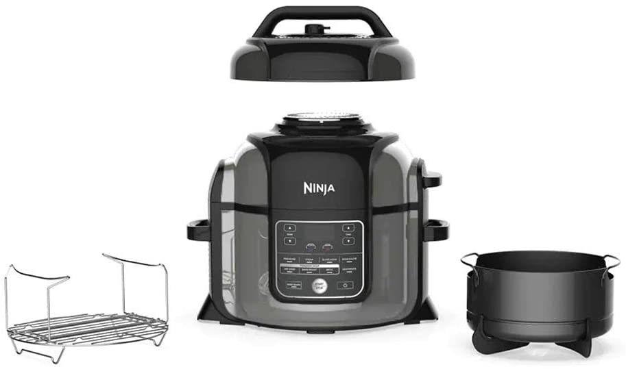 NINJA Foodi 6.5 Quart TenderCrisp Pressure Cooker - Factory serviced with Home Essentials warranty - OS305