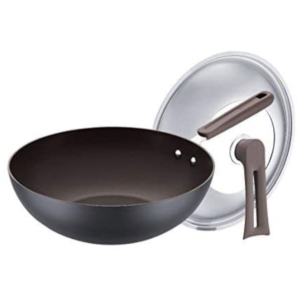 SUPOR 30cm Non stick wok with standing lid - Blemished package with full warranty - PC30Y2W