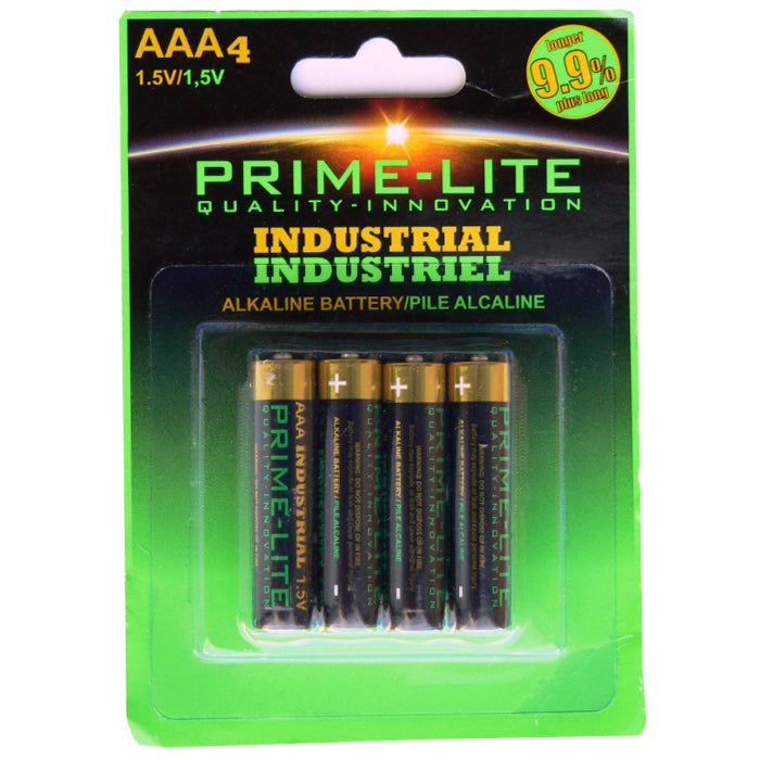 PRIME LITE 4 Pack AAA Batteries - 24-945