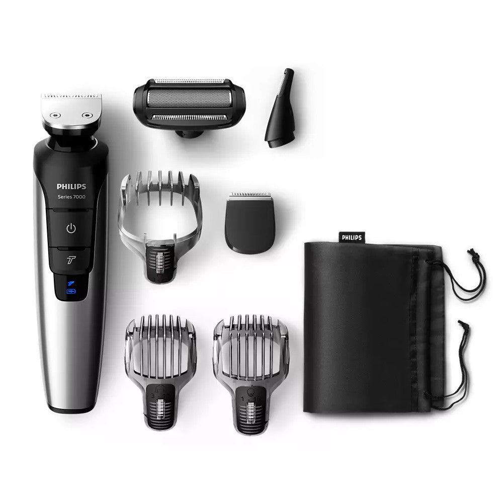 PHILIPS Multigroom series 7000 7-in-1 Lithium-Ion Head to toe trimmer- Refurbished with Home Essentials warranty - QG3398