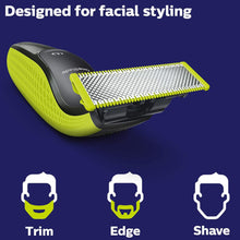 Load image into Gallery viewer, PHILIPS OneBlade Hybrid Electric Trimmer and Shaver - QP2520/21
