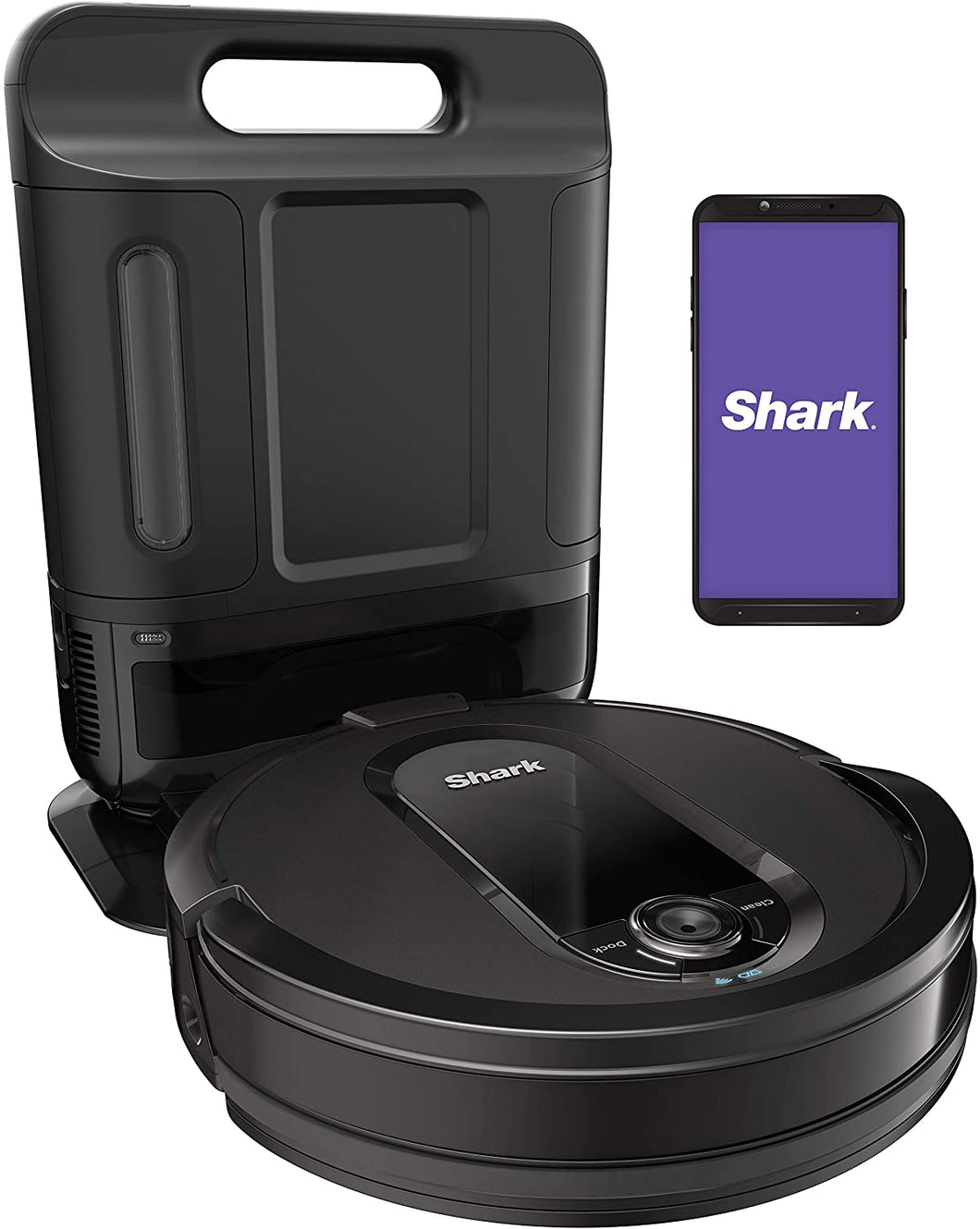 SHARK Robot Vacuum with Self Empty Canister - Factory serviced with Home Essentials warranty - RV1001A