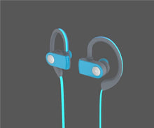 Load image into Gallery viewer, SHARPER IMAGE Bluetooth Earbuds with LED Light Up Cord - SBT543BL
