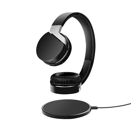 SHARPER IMAGE Qi-Enabled Wireless Headphones & Wireless Charging Pad - SBTC44