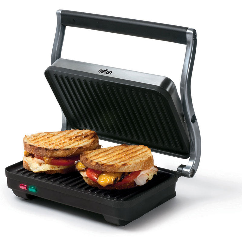 SALTON Stainless Steel Panini Grill - SG1263