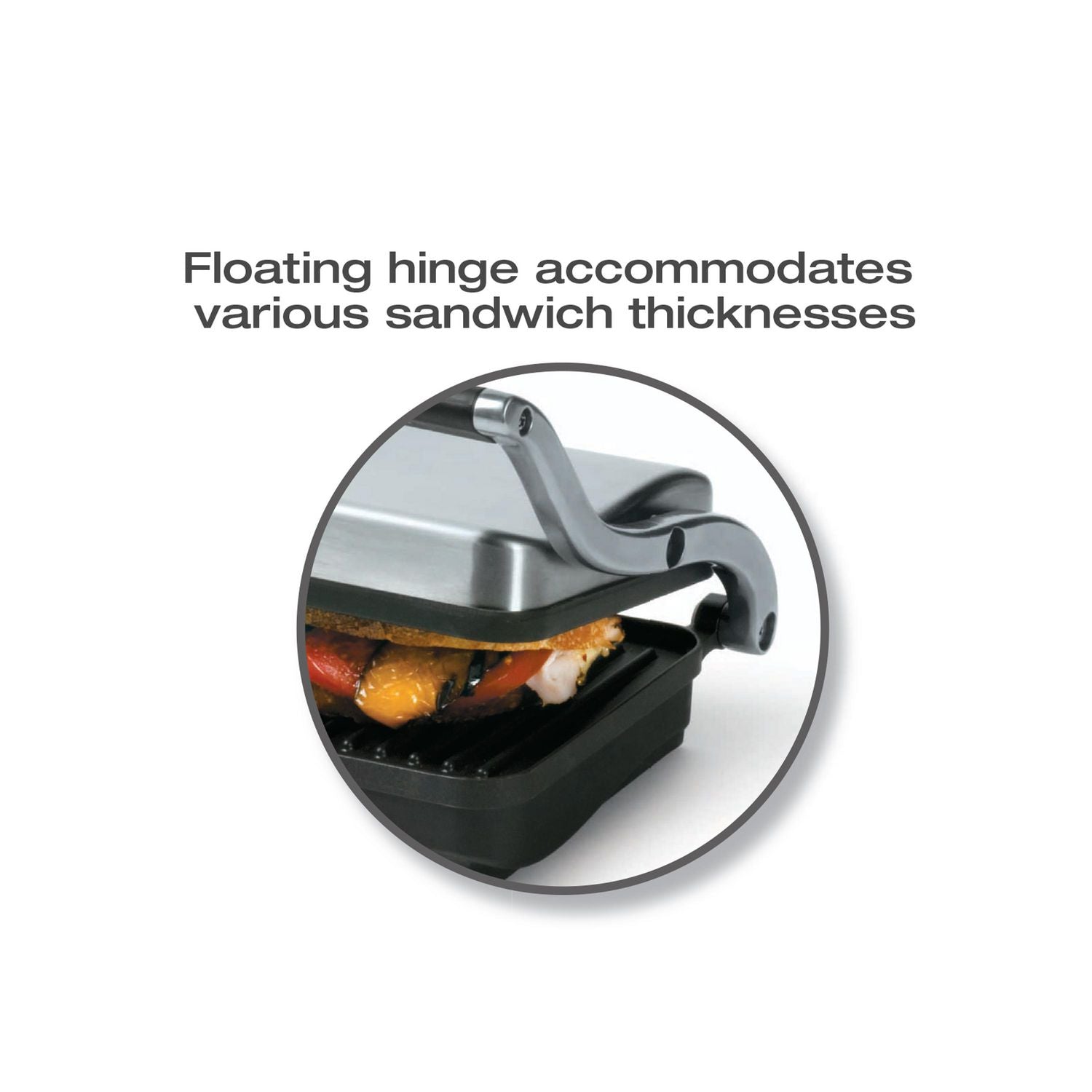 Gril à panini en acier inoxydable SALTON - SG1263 