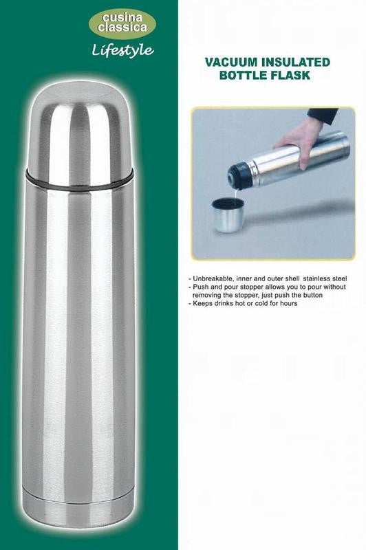 CUSINA CLASSICA 750ml Stainless Steel Vacuum Flask - SS07E