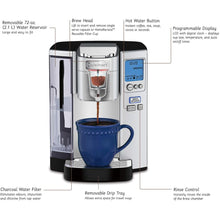 Load image into Gallery viewer, CUISINART - Premium Single Serve Coffeemaker - Refurbished with Cuisinart warranty - SS-10C
