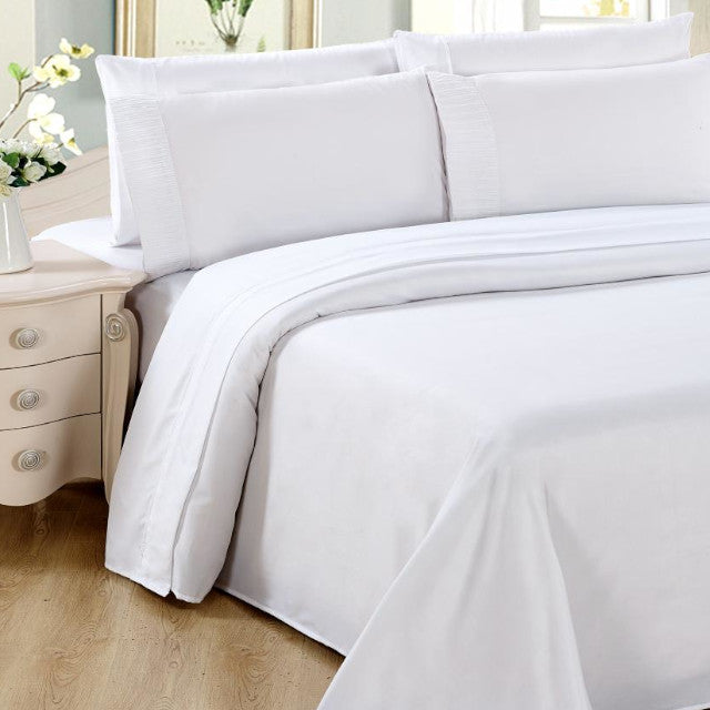 BAMBOO LIVING 6PC King Sheet Set White - SS6PCKWH