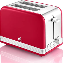 Charger l&#39;image dans la galerie, Grille-pain 2 tranches SWAN rouge - ST19010RN
