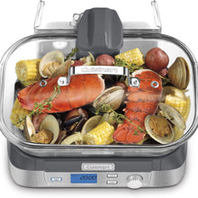 Charger l&#39;image dans la galerie, CUISINART Cook Fresh Cuiseur vapeur numérique en verre – STM-1000C

