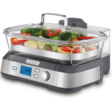 Charger l&#39;image dans la galerie, CUISINART Cook Fresh Cuiseur vapeur numérique en verre – STM-1000C
