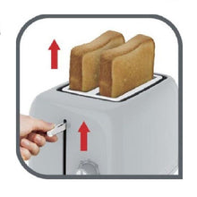 Load image into Gallery viewer, T-FAL 2 Slice Grey Soleil Toaster - Blemished package with full warranty - TT302E52
