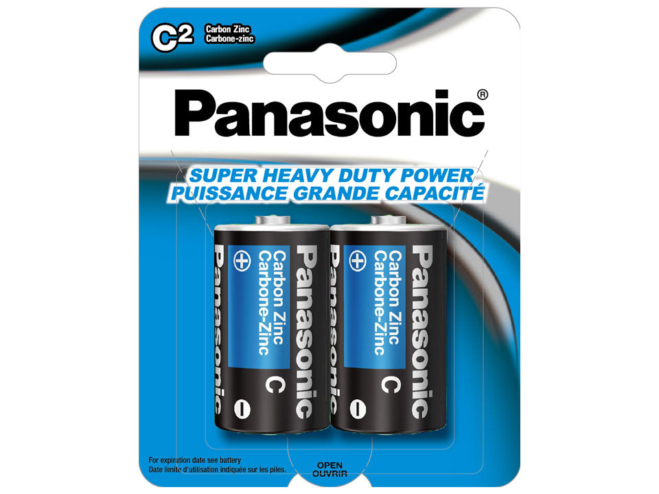 PANASONIC Lot de 2 piles Super HD de type « C » - UM2NPA2BCA