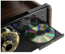 Load image into Gallery viewer, VICTROLA 7 in 1 Nostalgic Turntable with CD, radio &amp; Cassette - VTA-370B
