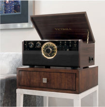 Load image into Gallery viewer, VICTROLA 7 in 1 Nostalgic Turntable with CD, radio &amp; Cassette - VTA-370B
