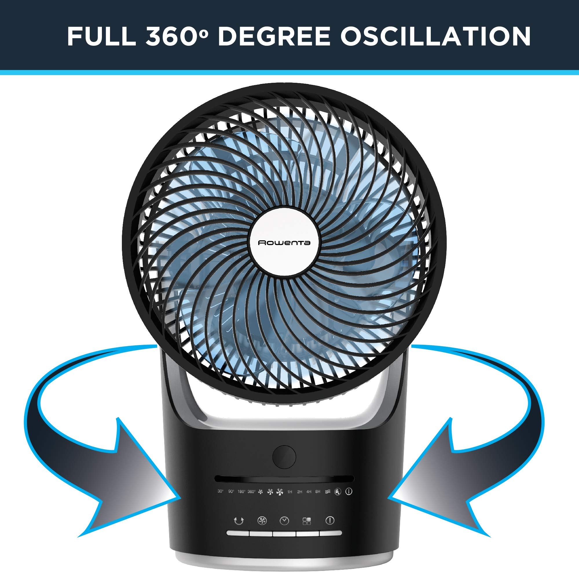 Ventilateur de circulation d'air ROWENTA 360 Compact Force - Emballage défectueux avec garantie complète - VU2410U7