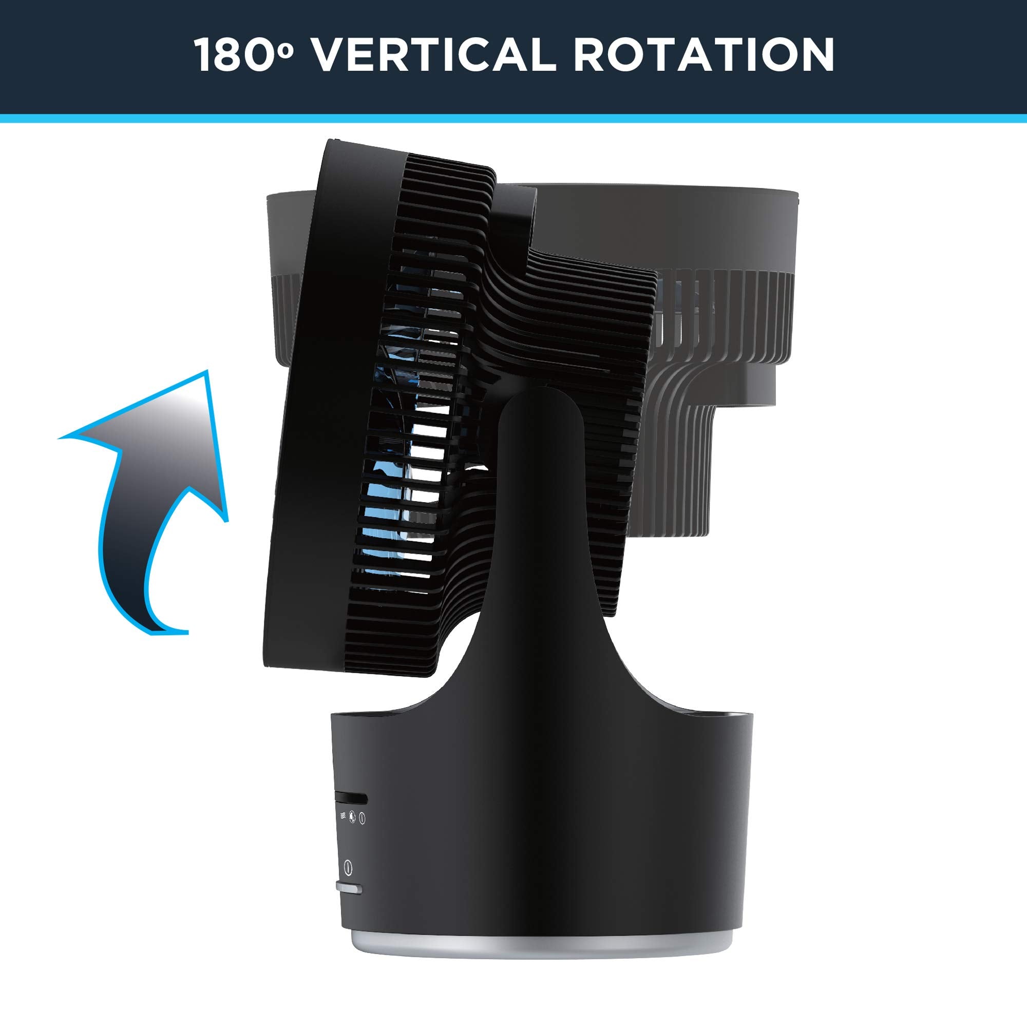 Ventilateur de bureau ROWENTA Compact Force Air 360 - Emballage défectueux avec garantie complète - VU2410U7 