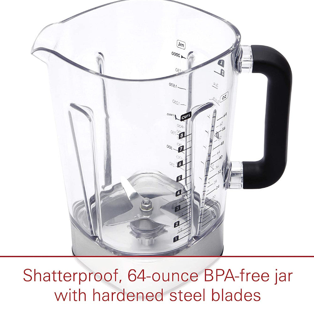 Mélangeur haute performance WOLF Gourmet - Révisé en usine avec 1 an de garantie - WGBL100S 