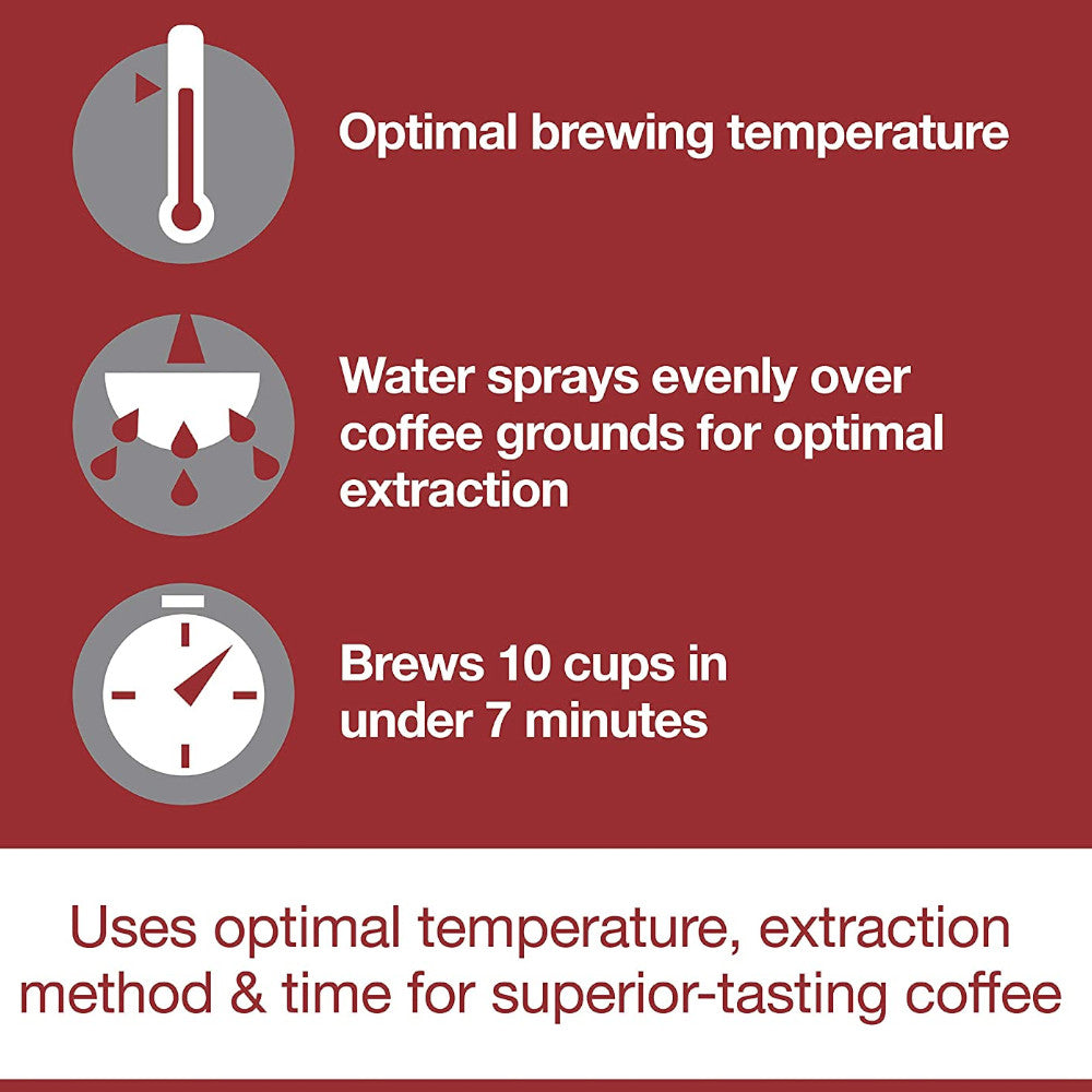 WOLF Gourmet Programmable Coffee Maker System - Factory serviced with 1 year warranty - WGCM100S