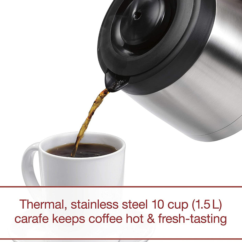 Système de cafetière programmable WOLF Gourmet - Entretenu en usine avec 1 an de garantie - WGCM100S