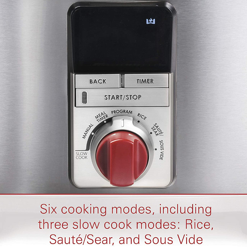 Cuiseur multiple WOLF Gourmet 7QT - Révisé en usine avec 1 an de garantie - WGSC100S 