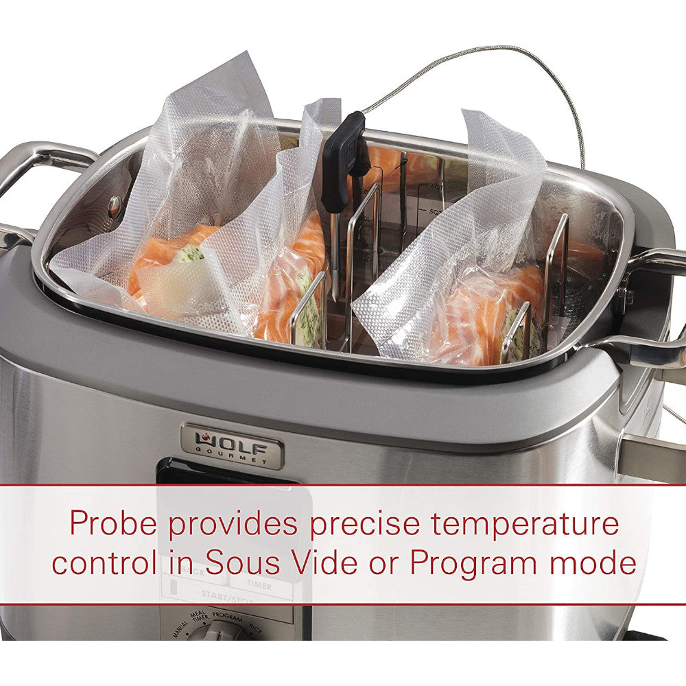 Cuiseur multiple WOLF Gourmet 7QT - Révisé en usine avec 1 an de garantie - WGSC100S 