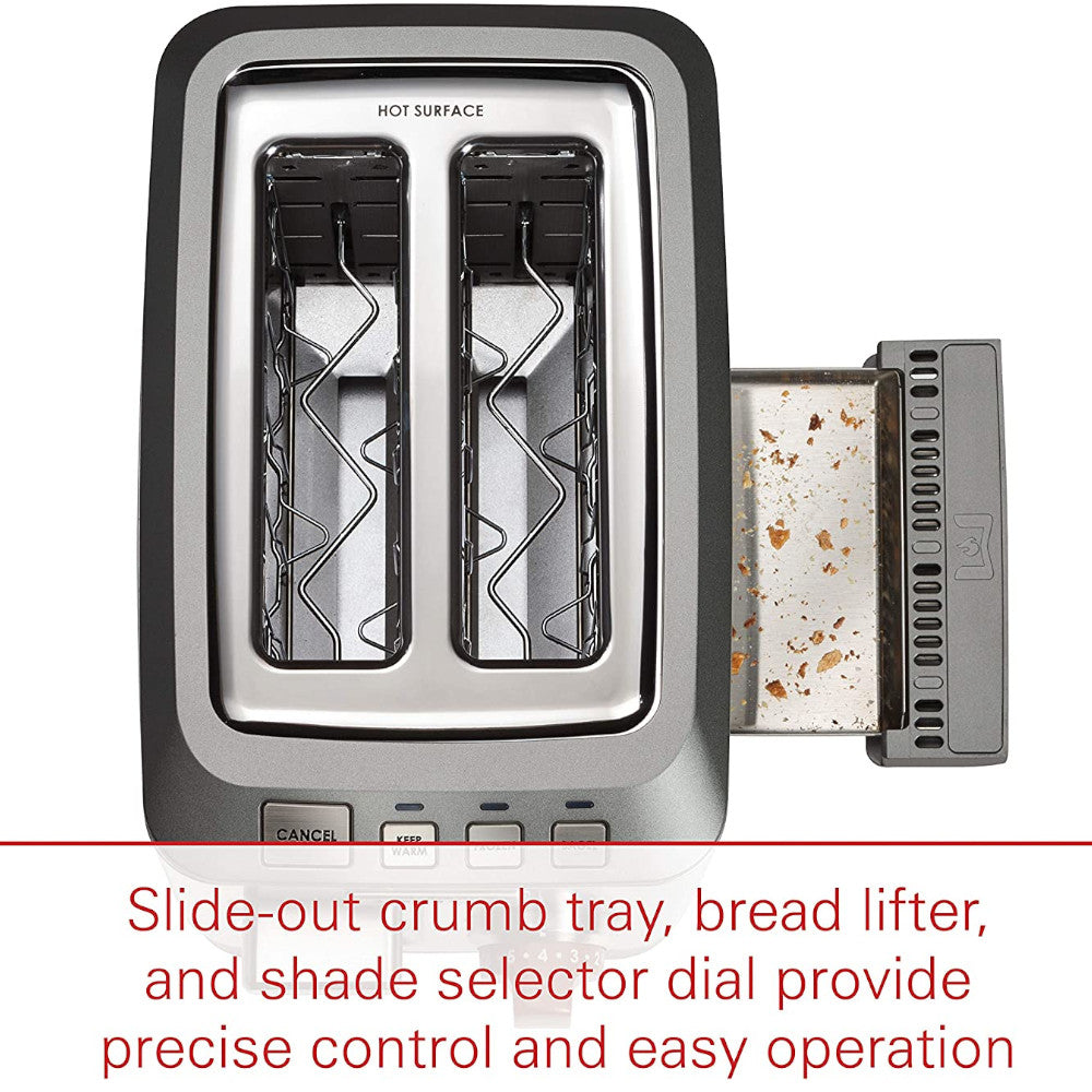 Grille-pain 2 tranches WOLF Gourmet - Révisé en usine avec 1 an de garantie - WGTR102S 