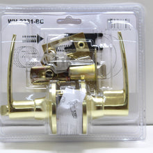 Load image into Gallery viewer, WELLSON Lever Entrance lock with keys Brass - WH-2331-BG
