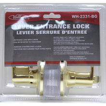 Load image into Gallery viewer, WELLSON Lever Entrance lock with keys Brass - WH-2331-BG
